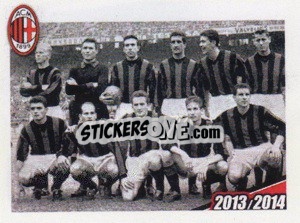 Sticker Formazione 1956/1957 - A.C. Milan 2013-2014
 n. 7 - Erredi Galata Edizioni