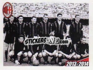 Sticker Formazione 1958/1959 - A.C. Milan 2013-2014
 - Erredi Galata Edizioni