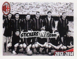 Sticker Formazione 1958/1959 - A.C. Milan 2013-2014
 n. 8 - Erredi Galata Edizioni