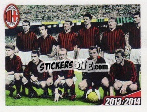 Sticker Formazione 1961/1962 - A.C. Milan 2013-2014
 - Erredi Galata Edizioni