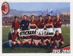 Sticker Formazione 1966/1967 - A.C. Milan 2013-2014
 n. 11 - Erredi Galata Edizioni
