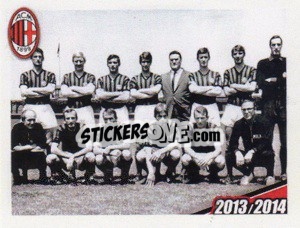 Sticker Formazione 1967/1968 - A.C. Milan 2013-2014
 n. 12 - Erredi Galata Edizioni