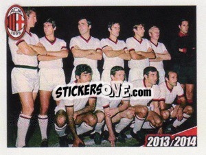 Sticker Formazione 1969 - A.C. Milan 2013-2014
 - Erredi Galata Edizioni