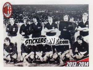 Sticker Formazione 1972/1973 - A.C. Milan 2013-2014
 n. 16 - Erredi Galata Edizioni