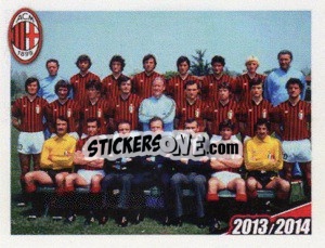 Sticker Formazione 1978/1979 - A.C. Milan 2013-2014
 - Erredi Galata Edizioni