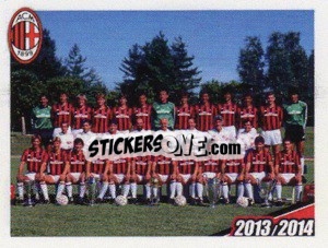 Sticker Formazione 1987/1988 - A.C. Milan 2013-2014
 n. 19 - Erredi Galata Edizioni
