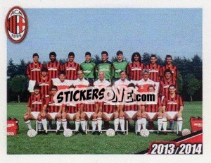 Sticker Formazione 1988/1989 - A.C. Milan 2013-2014
 n. 20 - Erredi Galata Edizioni