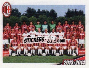 Sticker Formazione 1989/1990 - A.C. Milan 2013-2014
 - Erredi Galata Edizioni