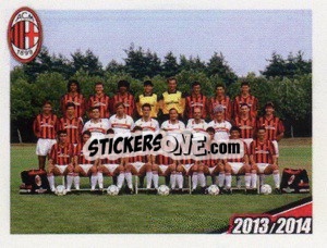 Sticker Formazione 1991/1992 - A.C. Milan 2013-2014
 - Erredi Galata Edizioni