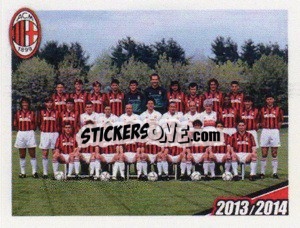 Sticker Formazione 1993/1994 - A.C. Milan 2013-2014
 n. 25 - Erredi Galata Edizioni
