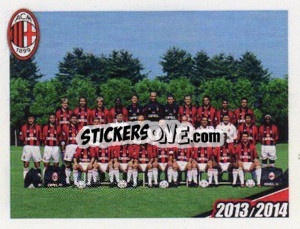 Sticker Formazione 1998/1999 - A.C. Milan 2013-2014
 n. 28 - Erredi Galata Edizioni