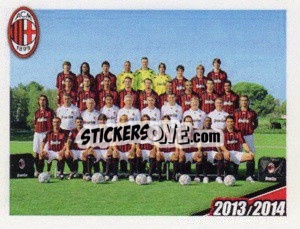 Sticker Formazione 2007 - A.C. Milan 2013-2014
 - Erredi Galata Edizioni