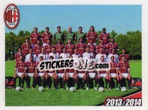 Sticker Formazione 2011 - A.C. Milan 2013-2014
 - Erredi Galata Edizioni