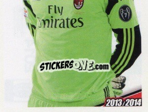 Cromo Gabriel - A.C. Milan 2013-2014
 n. 122 - Erredi Galata Edizioni