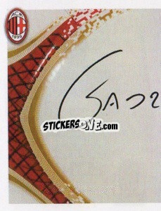 Sticker Gabriel Autografo - A.C. Milan 2013-2014
 n. 119 - Erredi Galata Edizioni