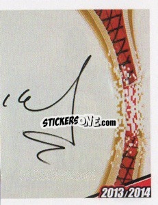 Cromo Gabriel Autografo - A.C. Milan 2013-2014
 n. 120 - Erredi Galata Edizioni