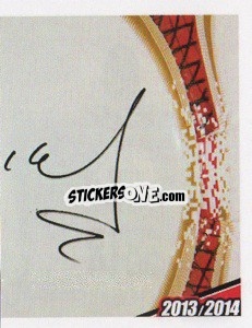 Cromo Gabriel Autografo - A.C. Milan 2013-2014
 - Erredi Galata Edizioni