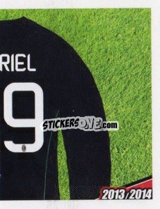 Sticker Gabriel maglia 59 - A.C. Milan 2013-2014
 - Erredi Galata Edizioni