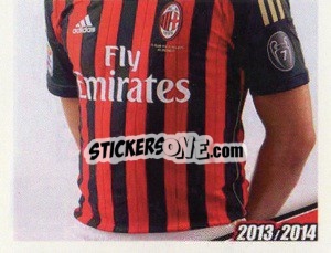 Sticker Giampaolo Pazzini - A.C. Milan 2013-2014
 n. 362 - Erredi Galata Edizioni