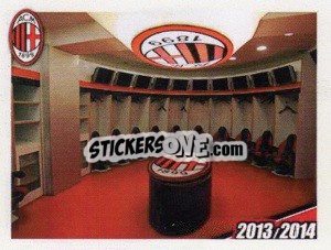 Sticker Gli Spogliatori - A.C. Milan 2013-2014
 n. 36 - Erredi Galata Edizioni