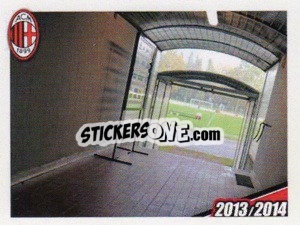 Sticker Il Tunnel d'Entrata - A.C. Milan 2013-2014
 n. 54 - Erredi Galata Edizioni