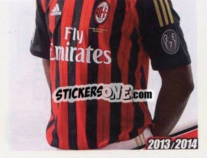 Sticker Jherson Vergara - A.C. Milan 2013-2014
 n. 192 - Erredi Galata Edizioni