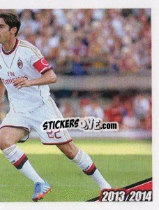 Sticker Kaká in Azione - A.C. Milan 2013-2014
 n. 328 - Erredi Galata Edizioni