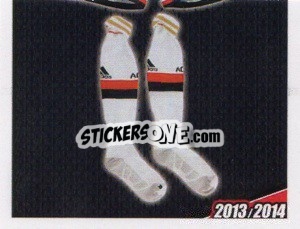 Sticker Kit Gara Away - A.C. Milan 2013-2014
 n. 65 - Erredi Galata Edizioni