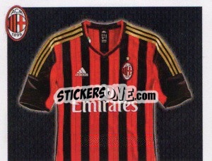 Sticker Kit Gara Home - A.C. Milan 2013-2014
 n. 60 - Erredi Galata Edizioni