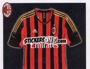 Sticker Kit Gara Home - A.C. Milan 2013-2014
 - Erredi Galata Edizioni