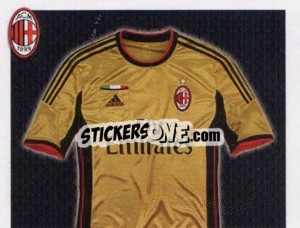 Figurina Kit Gara Third - A.C. Milan 2013-2014
 - Erredi Galata Edizioni