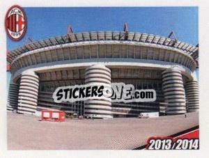 Sticker Lo Stadio Giuseppe Meazza - A.C. Milan 2013-2014
 n. 42 - Erredi Galata Edizioni