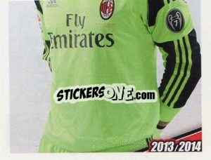 Sticker Marco Amelia - A.C. Milan 2013-2014
 n. 102 - Erredi Galata Edizioni