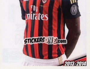Sticker Mario Balotelli - A.C. Milan 2013-2014
 n. 312 - Erredi Galata Edizioni