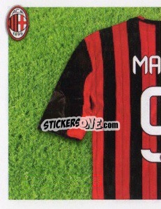 Sticker Matri maglia 9 - A.C. Milan 2013-2014
 n. 335 - Erredi Galata Edizioni
