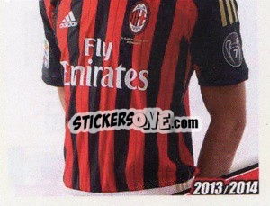 Sticker Mattia De Sciglio - A.C. Milan 2013-2014
 n. 162 - Erredi Galata Edizioni