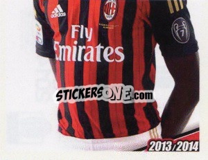 Sticker Mbaye Niang - A.C. Milan 2013-2014
 n. 352 - Erredi Galata Edizioni