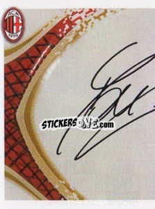 Sticker Montolivo Autografo - A.C. Milan 2013-2014
 n. 259 - Erredi Galata Edizioni