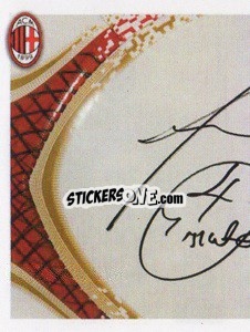 Sticker Muntari Autografo - A.C. Milan 2013-2014
 n. 269 - Erredi Galata Edizioni