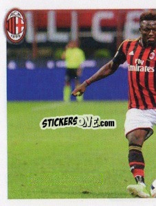 Sticker Muntari in Azione - A.C. Milan 2013-2014
 n. 267 - Erredi Galata Edizioni