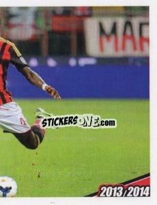 Sticker Muntari in Azione - A.C. Milan 2013-2014
 n. 268 - Erredi Galata Edizioni