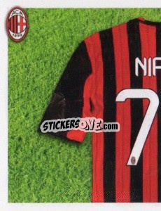 Sticker Niang maglia 78 - A.C. Milan 2013-2014
 n. 345 - Erredi Galata Edizioni