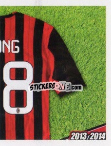 Sticker Niang maglia 78 - A.C. Milan 2013-2014
 - Erredi Galata Edizioni