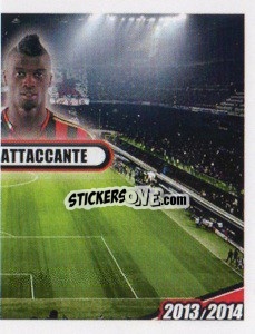 Sticker Niang, Attacante - A.C. Milan 2013-2014
 n. 344 - Erredi Galata Edizioni