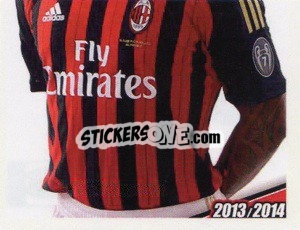 Sticker Nigel de Jong - A.C. Milan 2013-2014
 n. 242 - Erredi Galata Edizioni