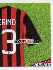 Sticker Nocerino maglia 23 - A.C. Milan 2013-2014
 n. 276 - Erredi Galata Edizioni