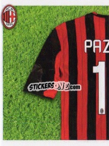 Sticker Pazzini maglia 11 - A.C. Milan 2013-2014
 - Erredi Galata Edizioni