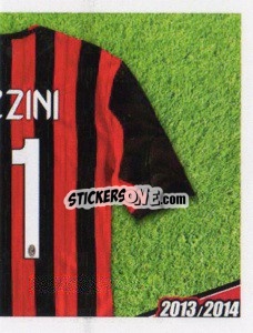 Cromo Pazzini maglia 11 - A.C. Milan 2013-2014
 - Erredi Galata Edizioni