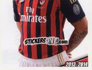 Sticker Philippe Mexes - A.C. Milan 2013-2014
 n. 172 - Erredi Galata Edizioni