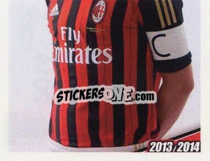 Figurina Riccardo Montolivo - A.C. Milan 2013-2014
 n. 262 - Erredi Galata Edizioni